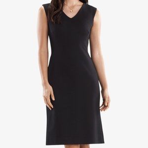 MM LaFluer Black V-neck Scuba Dress 14
